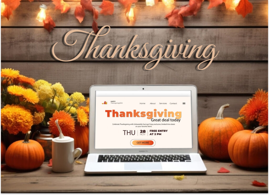 Thanksgiving marketing.